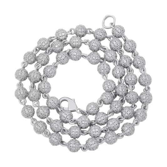 Ball Moissanite Chain