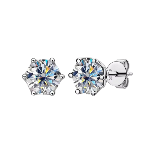 Moissanite Stud Earrings