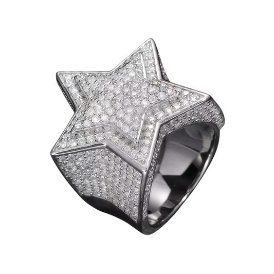 Star Moissanite Ring